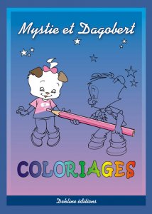 couverture Mystie et Dagobert Coloriages